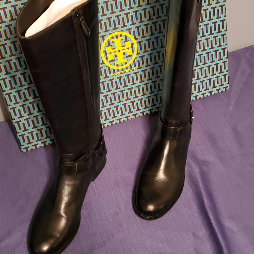 Tory Burch Colton Riding Boot Galleon size 11 - Picture 6 of 8